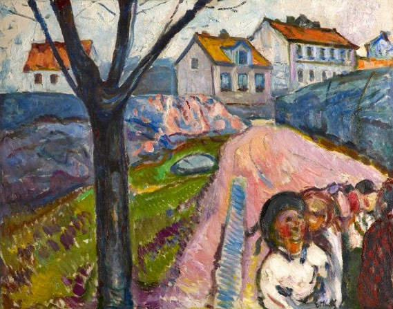 Summer in Kragerø (oil on canvas) by Edvard Munch (private collection)