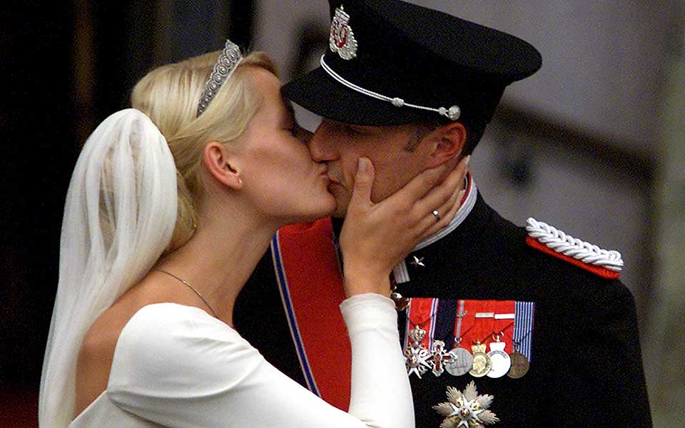 Mette Marit and Norwegian crown prince Haakon