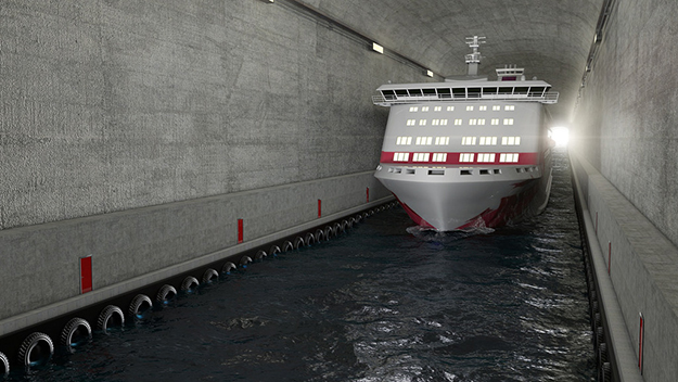 World’s First Ship Tunnel in Norway